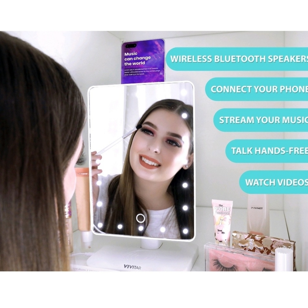 Vlogging LED Vanity Mirror - Picture 4 of 5